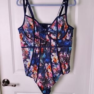 TORRID Mesh Galaxy Bodysuit